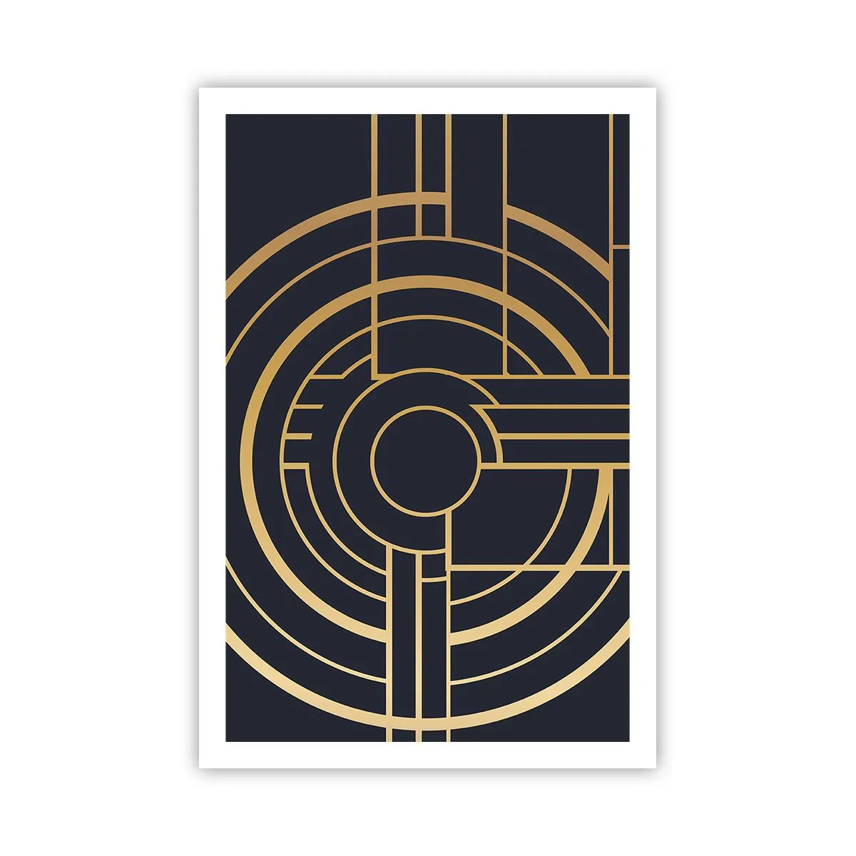 Affiche - Poster - Rotation des éléments - 61x91 cm