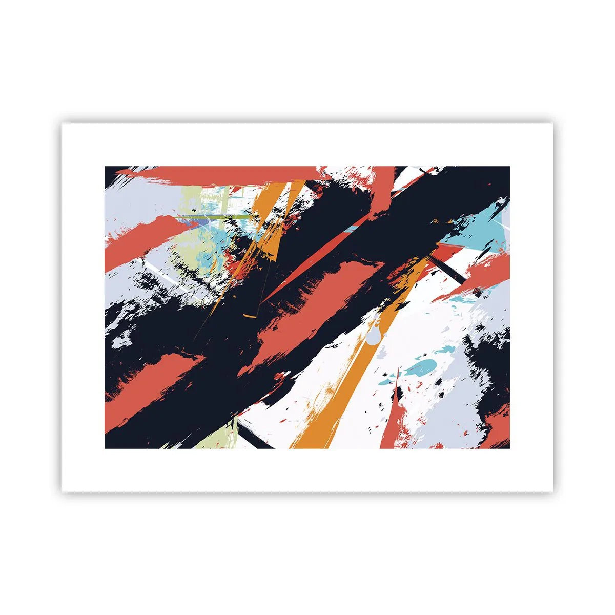 Affiche - Poster - Composition dynamique - 40x30 cm