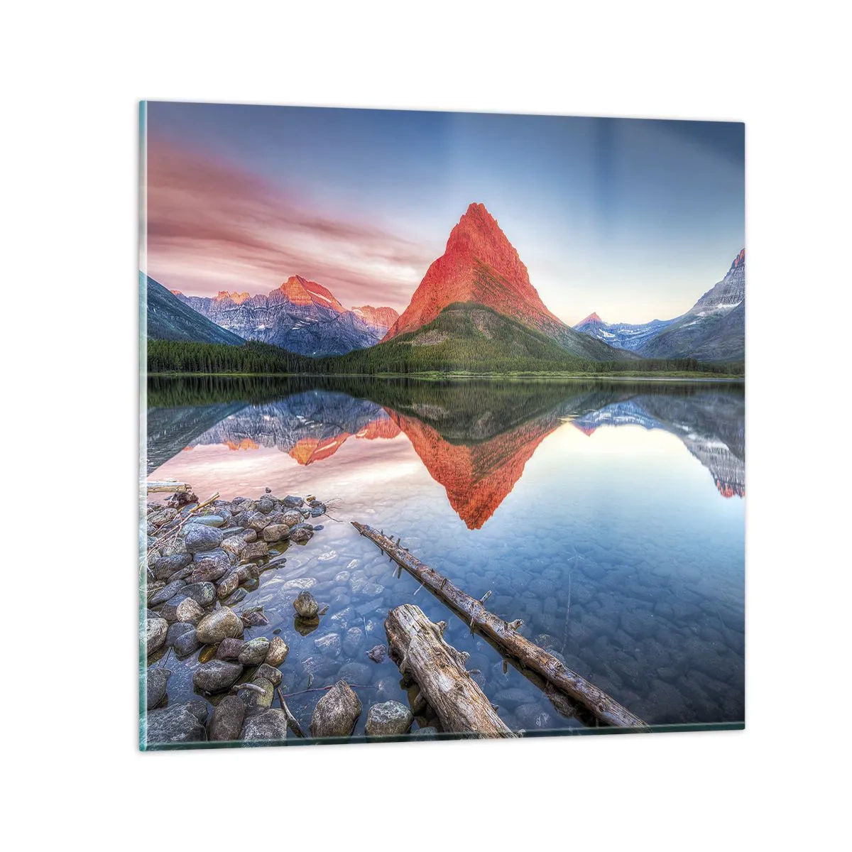 Impression sur verre - Image sur verre - Chaleur et fraicheur - 70x70 cm