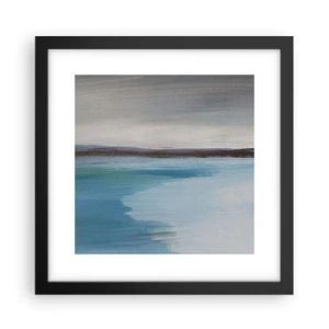 Affiche dans un cadre noir - Poster - Paysage horizontal - 30x30 cm