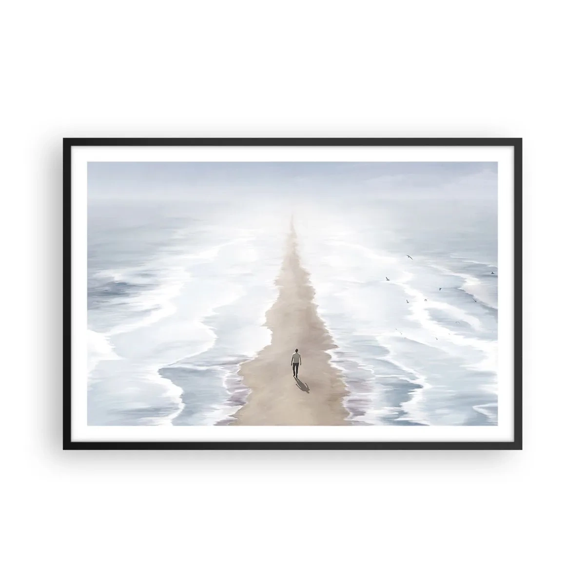 Affiche dans un cadre noir - Poster - Un brillant avenir - 91x61 cm