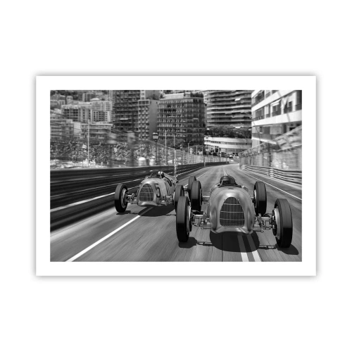 Affiche - Poster - Il y a longtemps à Monté Carlo - 70x50 cm