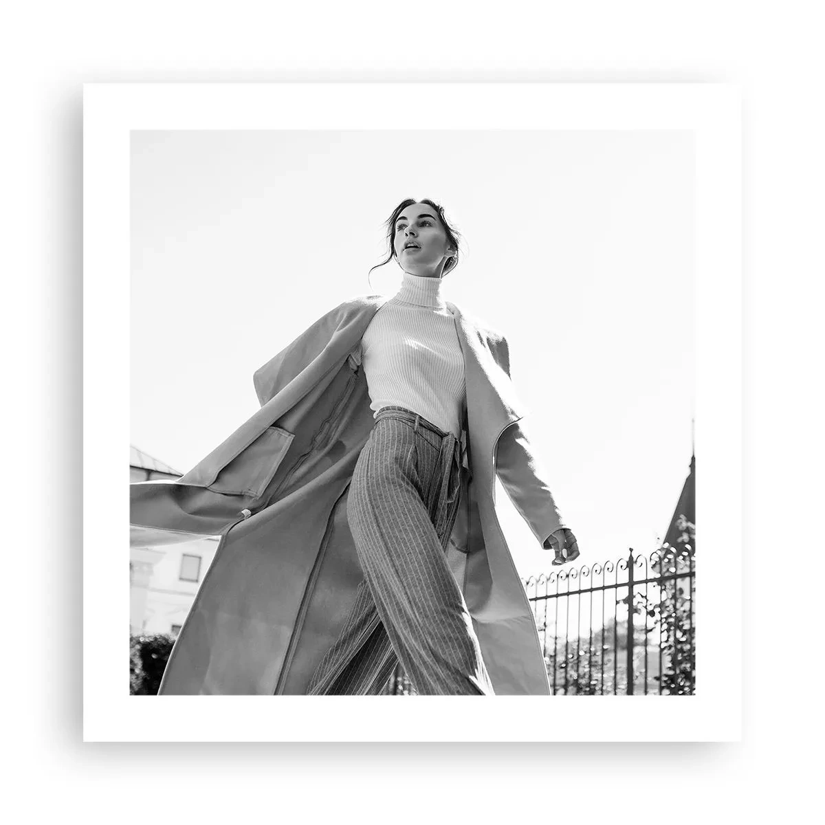 Affiche - Poster - Tu viens avec moi? - 50x50 cm