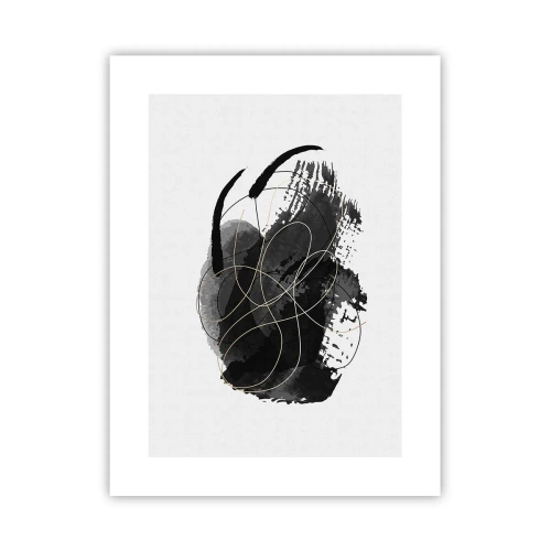 Affiche - Poster - Fait de noir - 30x40 cm
