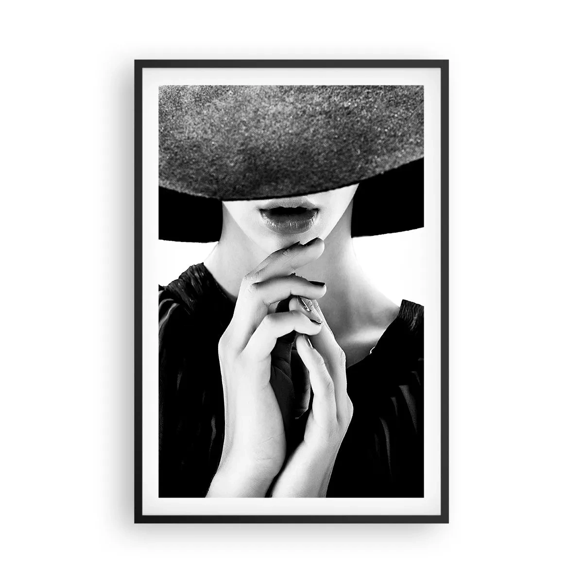 Affiche dans un cadre noir - Poster - Beauté cachée - 61x91 cm