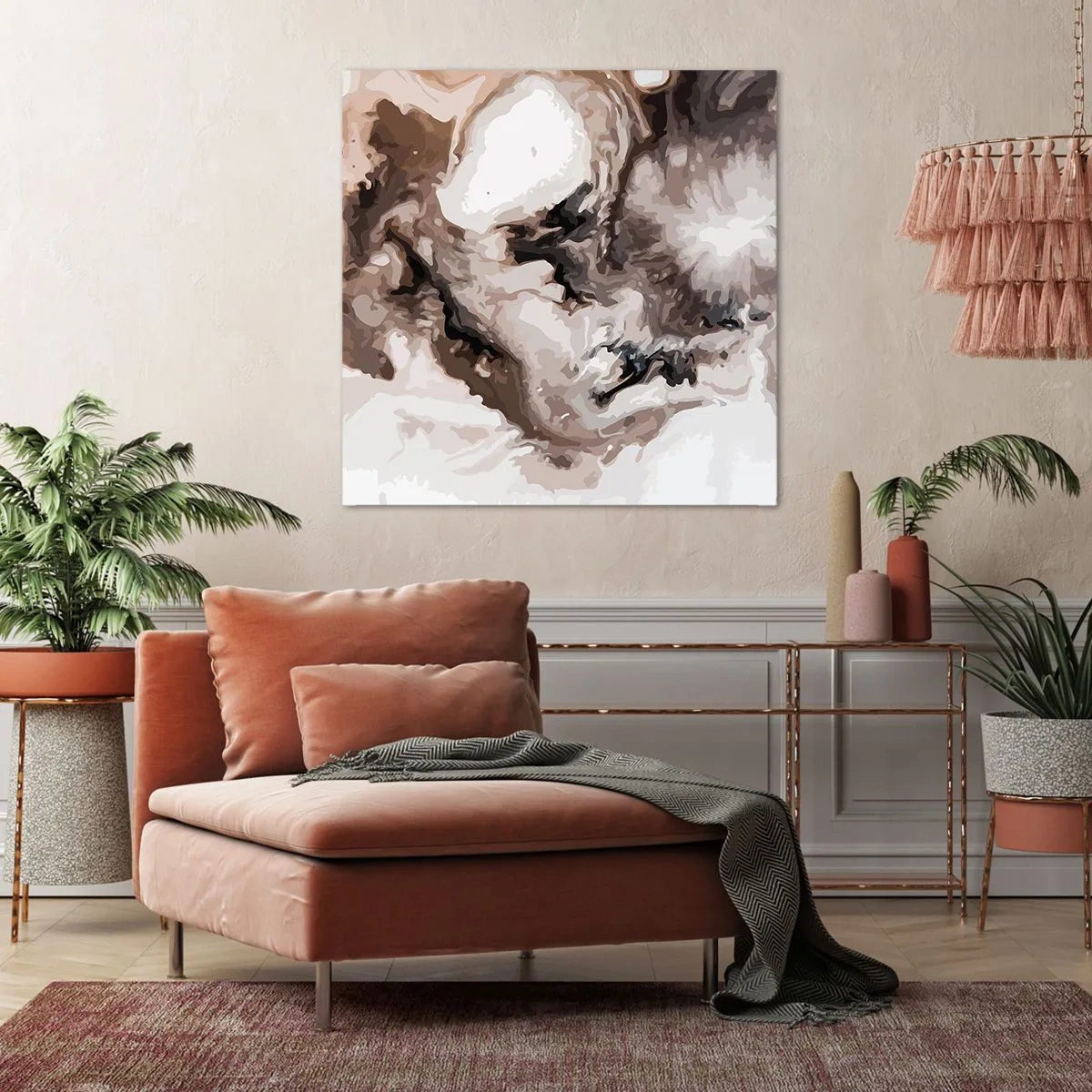 Impression sur toile - Image sur toile - La naissance d'une galaxie - 60x60 cm