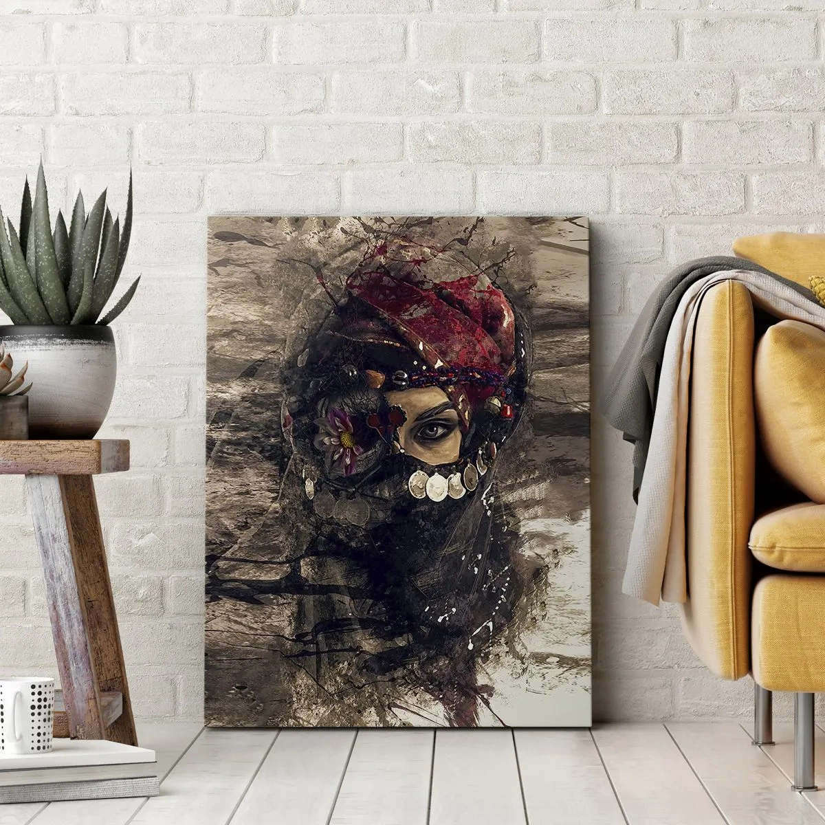 Impression sur toile - Image sur toile - Inquiétant, c'est le moins qu'on puisse dire - 65x120 cm