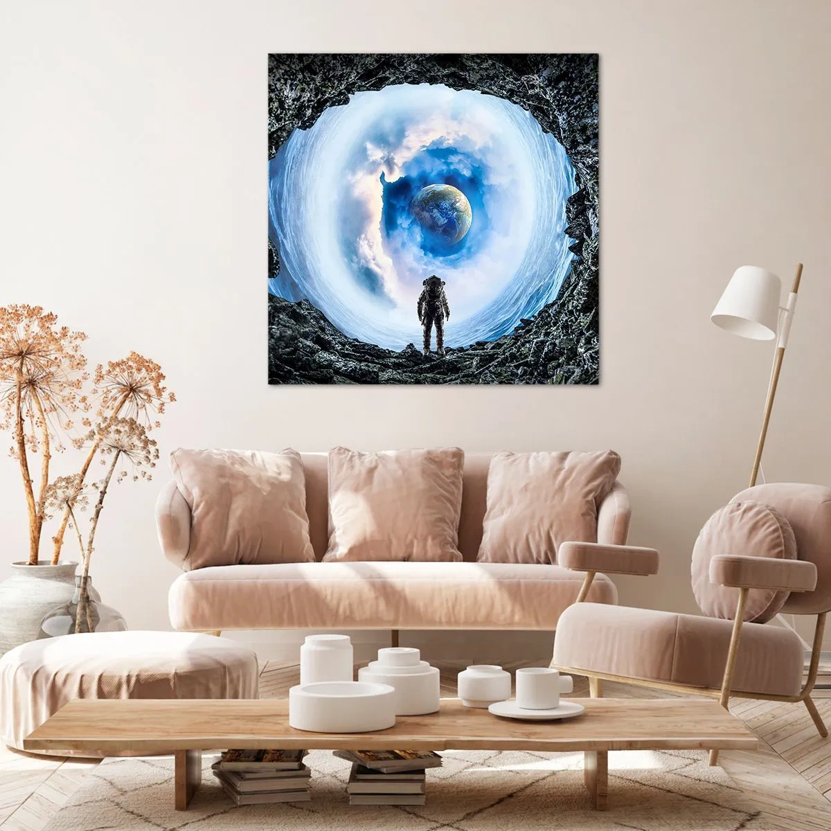 Impression sur toile - Image sur toile - Plus très loin de la maison - 60x60 cm