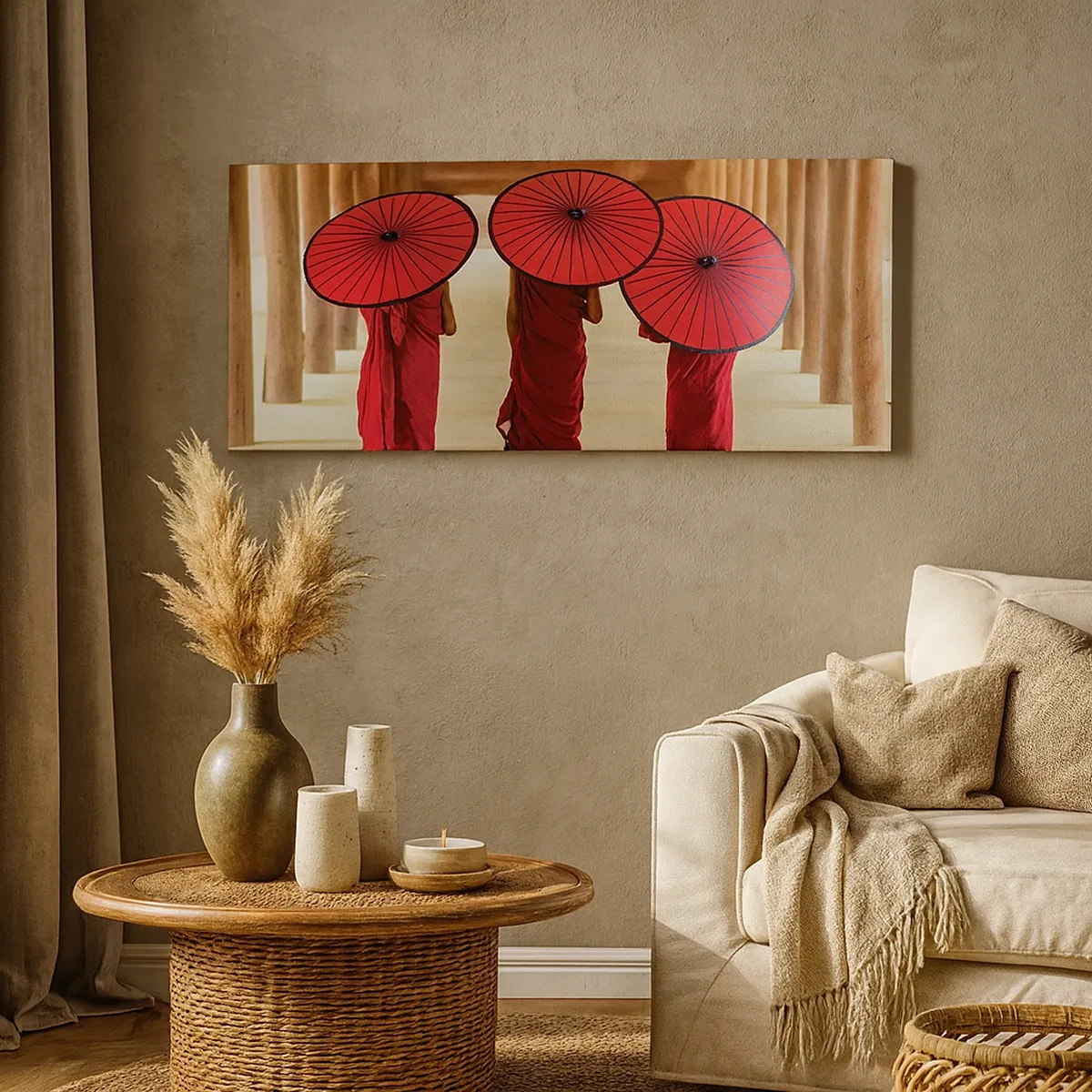 Impression sur toile - Image sur toile - Sur la route du pays pure - 30x30 cm