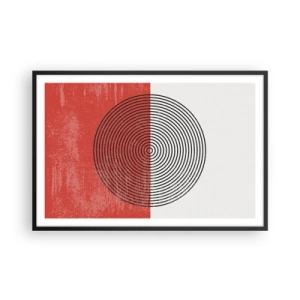 Affiche dans un cadre noir - Poster - Dans le mille - 91x61 cm