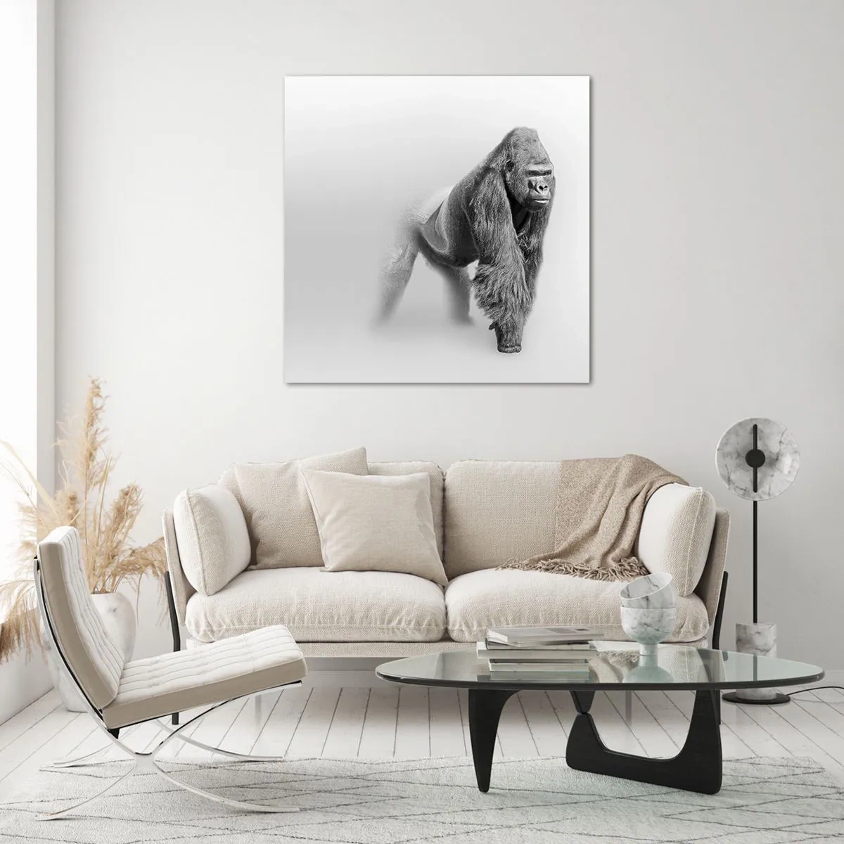 Impression sur verre - Image sur verre - Confiant en sa force - 50x50 cm