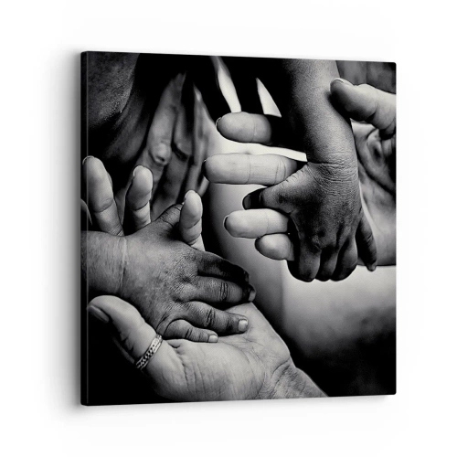 Impression sur toile - Image sur toile - Être humain - 30x30 cm