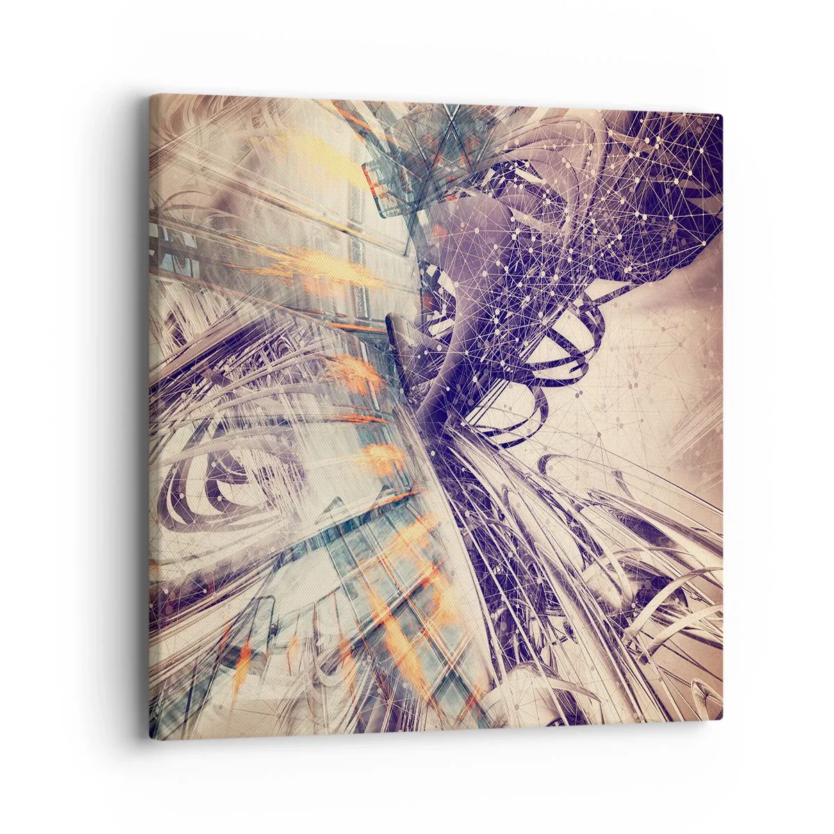 Impression sur toile - Image sur toile - En grande hâte - 40x40 cm