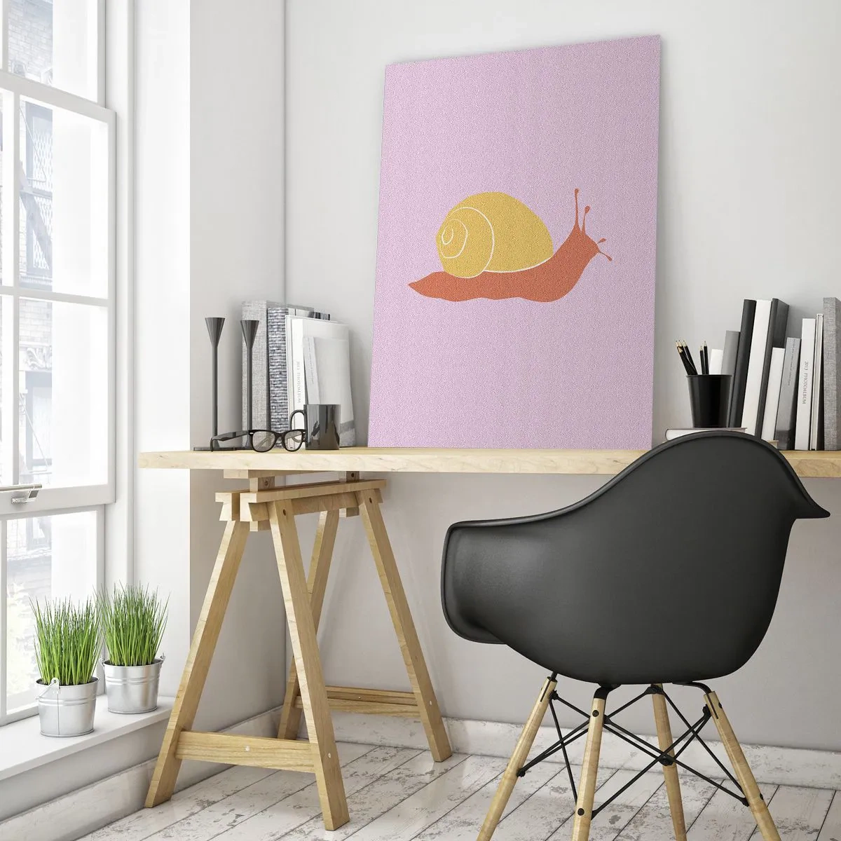 Impression sur verre - Image sur verre - Il n'y a pas d'urgence - 80x120 cm