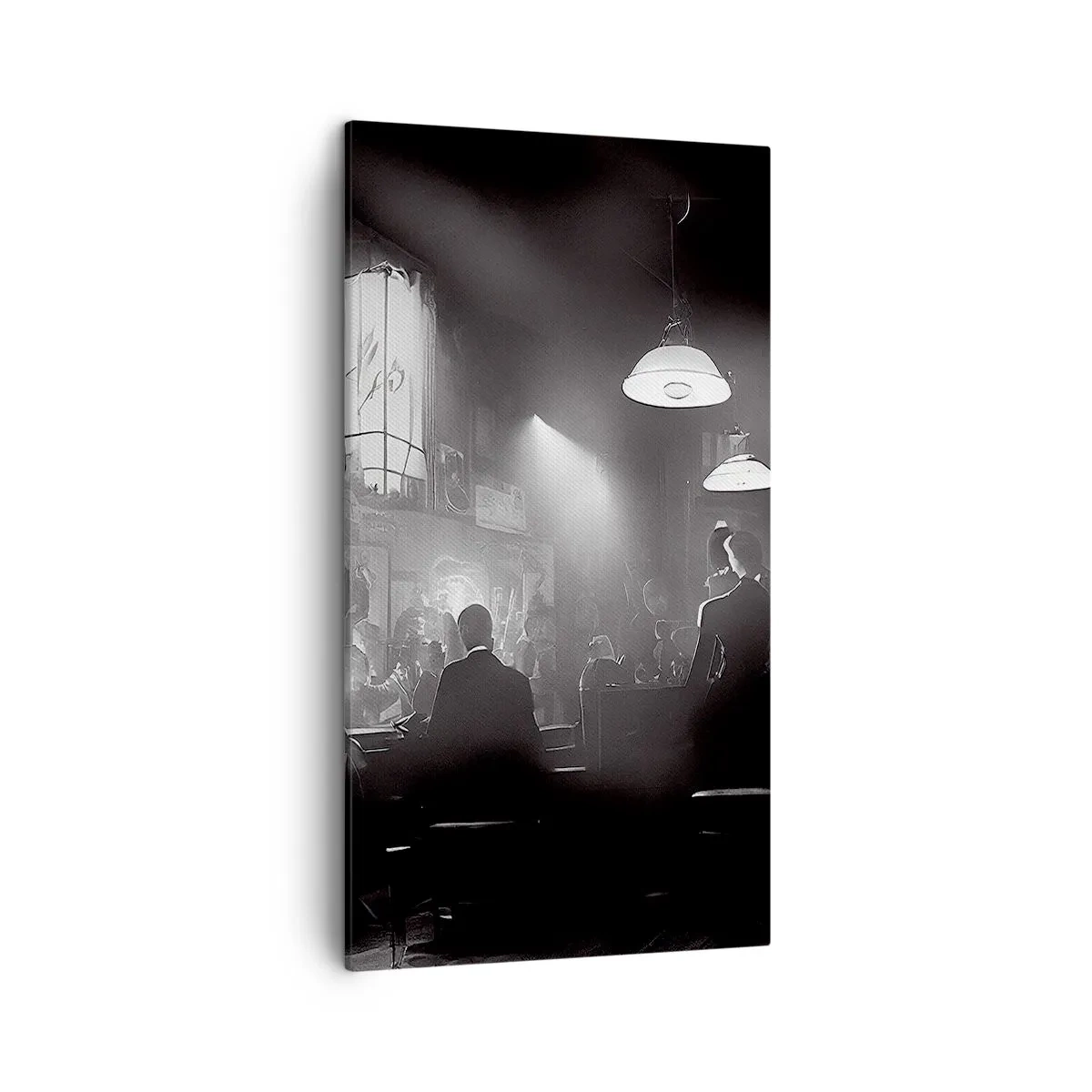 Impression sur toile - Image sur toile - Dans une ambiance jazz - 45x80 cm