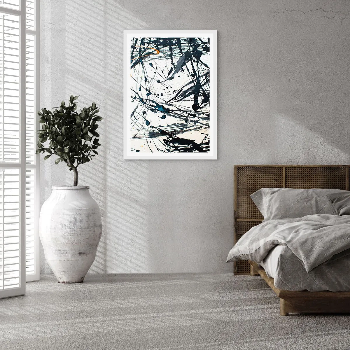 Affiche dans un cadre blanc - Poster - Ca a du sens ou ça n'en a pas ? - 30x40 cm