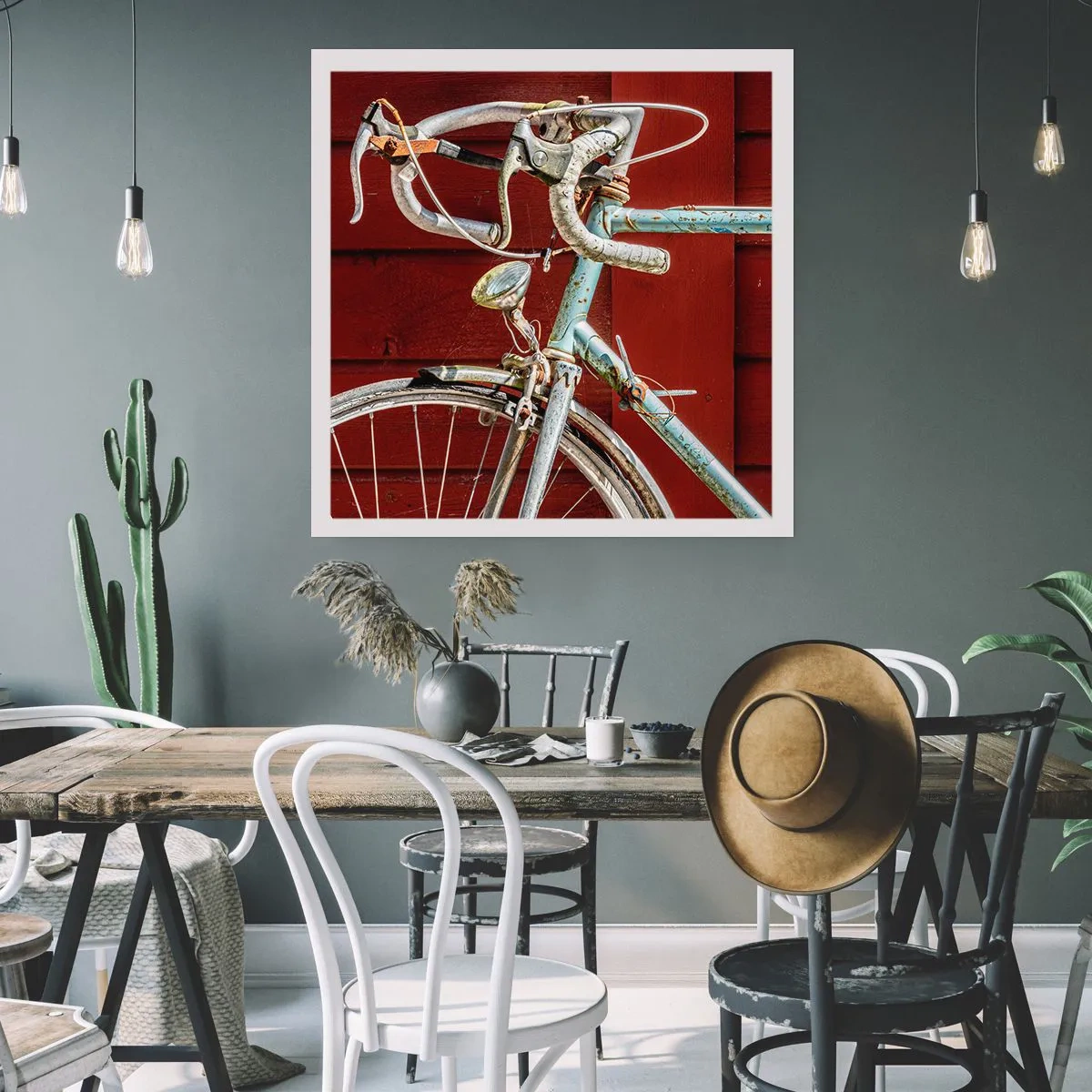 Affiche - Poster - Construit pour la victoire - 40x40 cm