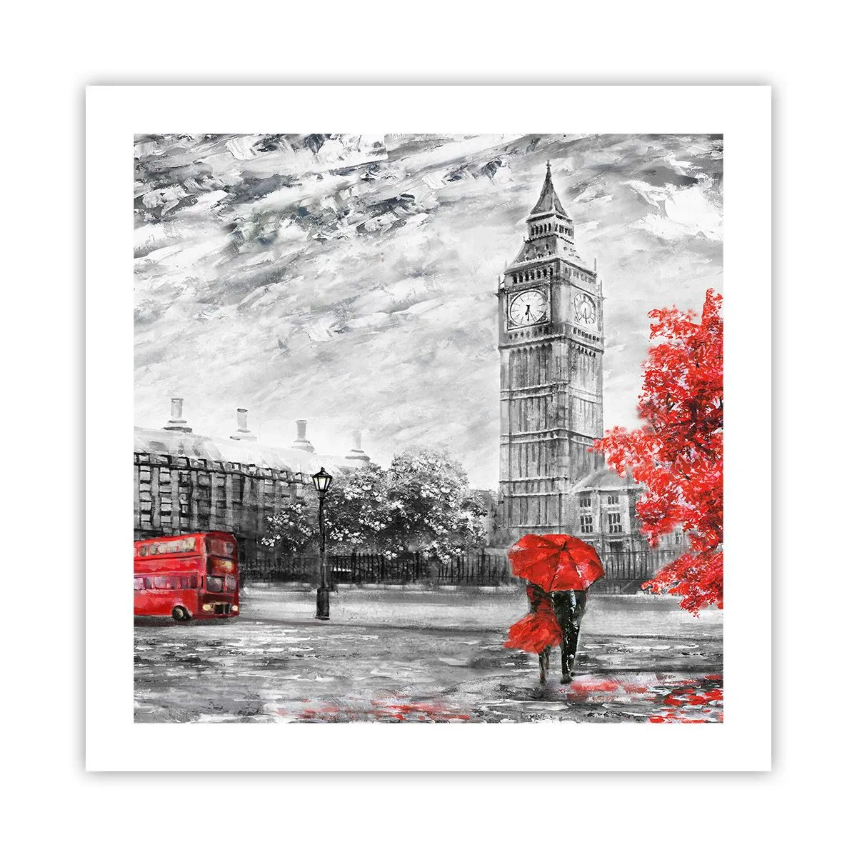 Affiche - Poster - Une journée passionnante - 50x50 cm