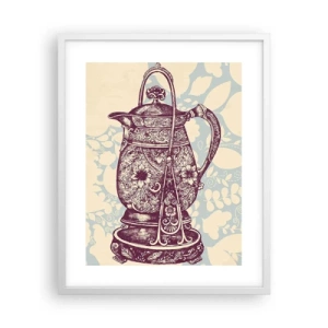 Affiche dans un cadre blanc - Poster - La beauté du quotidien - 40x50 cm