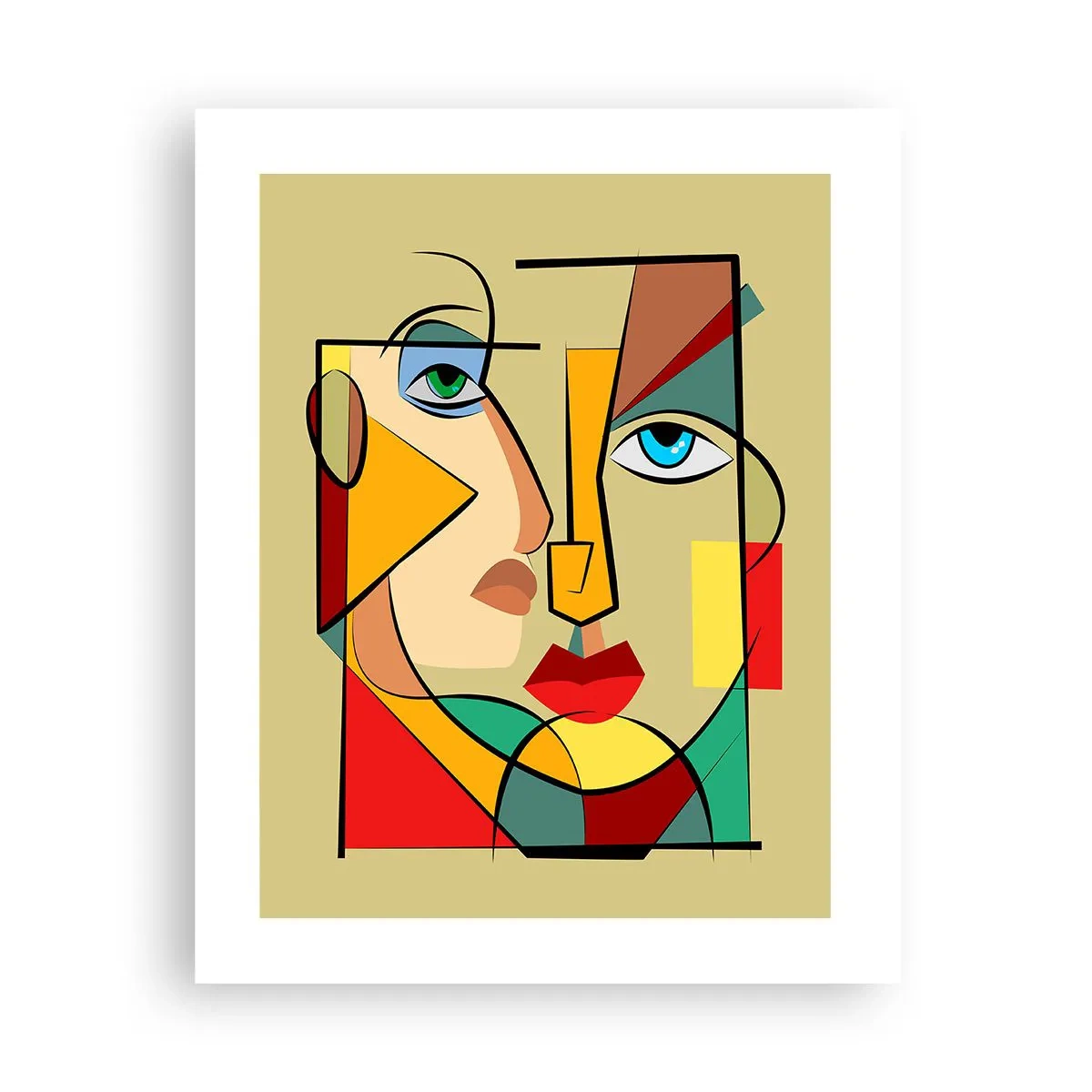 Affiche - Poster - Paire assortie - 40x50 cm