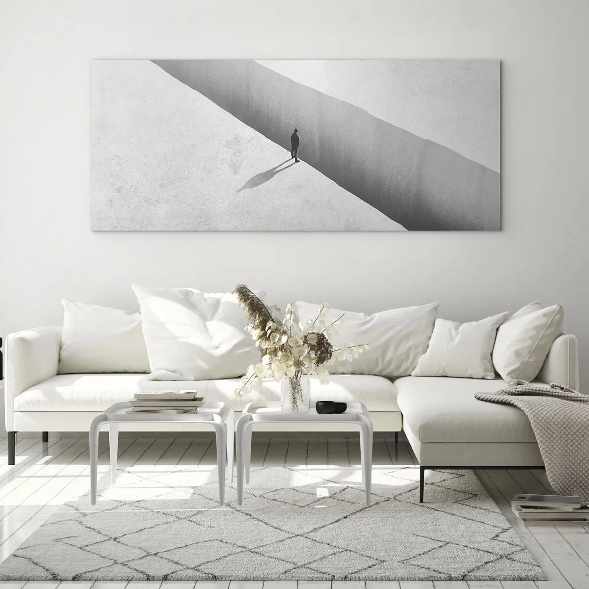 Impression sur verre - Image sur verre - Un objectif clair - 90x30 cm