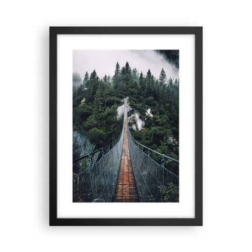 Affiche dans un cadre noir - Poster - Uniquement pour les aigles - 30x40 cm