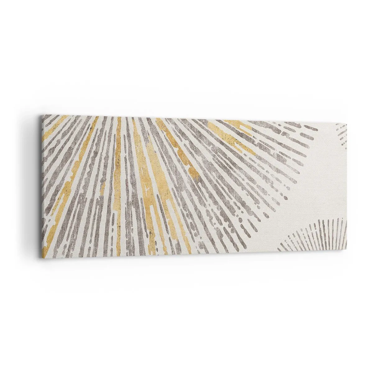 Impression sur toile - Image sur toile - Motif abstrait en forme de rayon - 120x50cm - La beauté du rayon - Décoration murale moderne pour le salon et la chambre ARTTOR