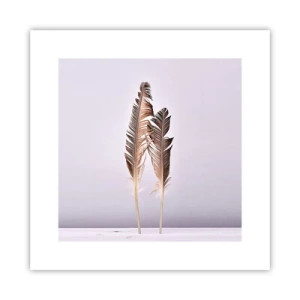 Affiche - Poster - Face au néant - 30x30 cm