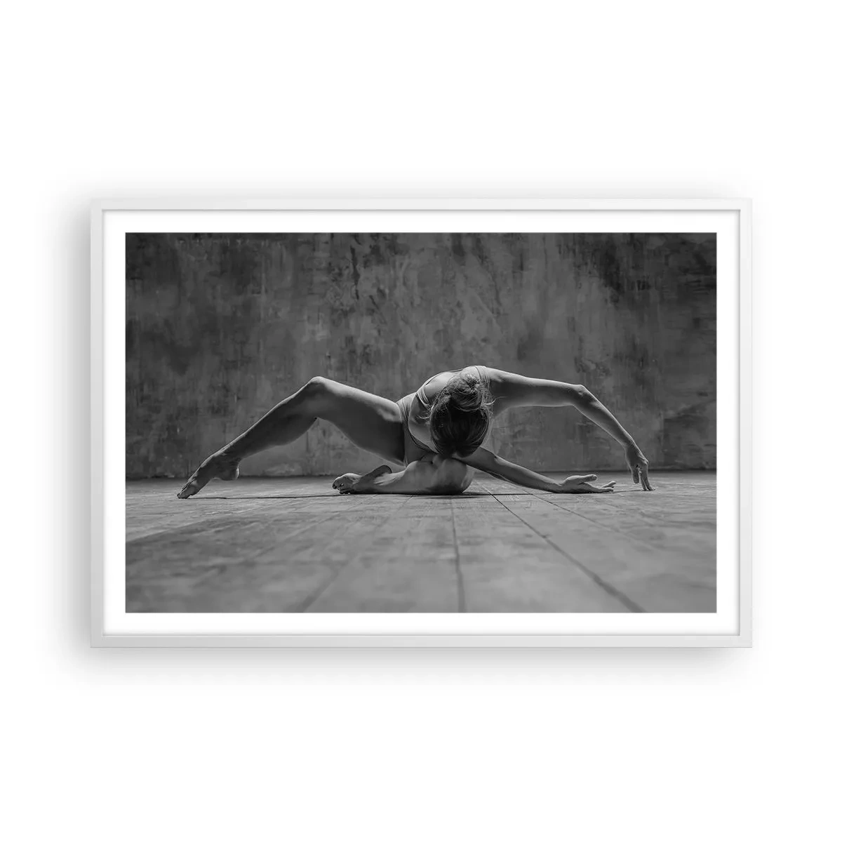 Affiche dans un cadre blanc - Poster - Symétrie trouvée - 91x61 cm