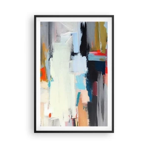 Affiche dans un cadre noir - Poster - Y a-t-il une méthode ? - 61x91 cm