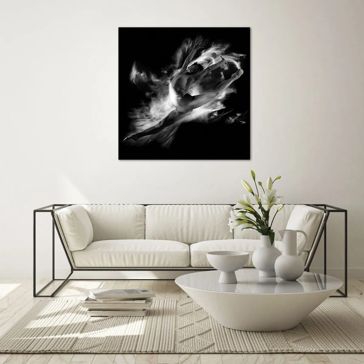 Impression sur verre - Image sur verre - Coincé en l'air - 30x30 cm