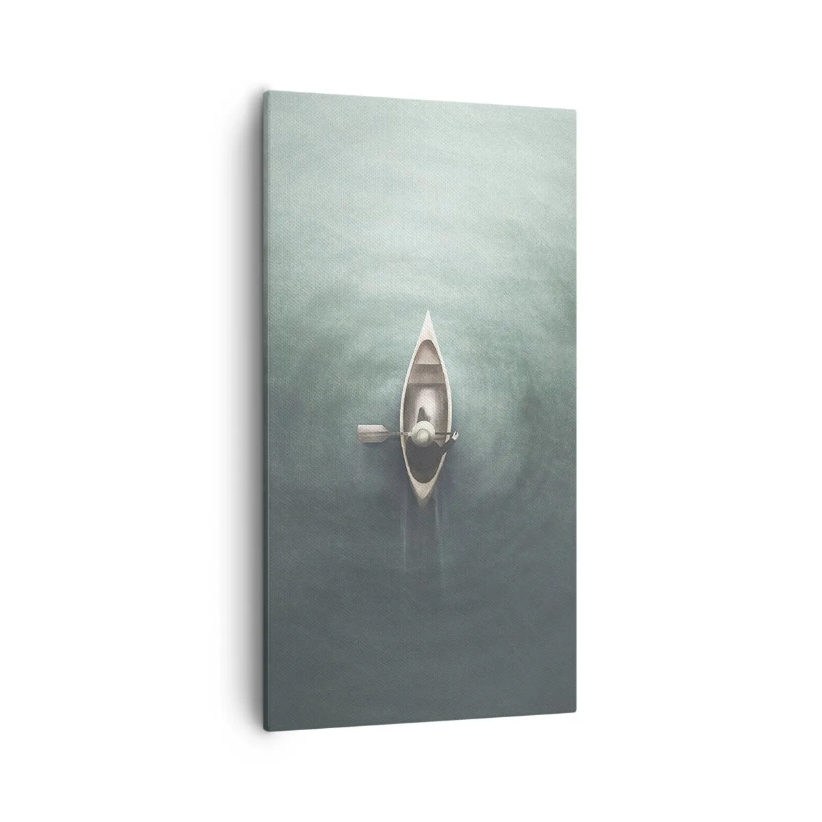 Impression sur toile - Image sur toile - À travers le lac de la lune - 55x100 cm