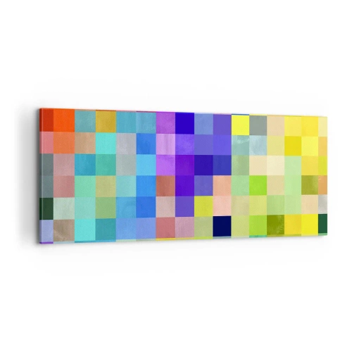 Impression sur toile - Image sur toile - Tous différents, tous égaux - 100x40 cm