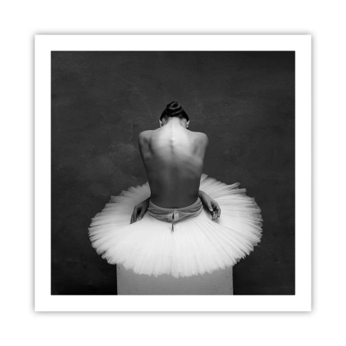 Affiche - Poster - C'est justement en train de fleurir - 60x60 cm