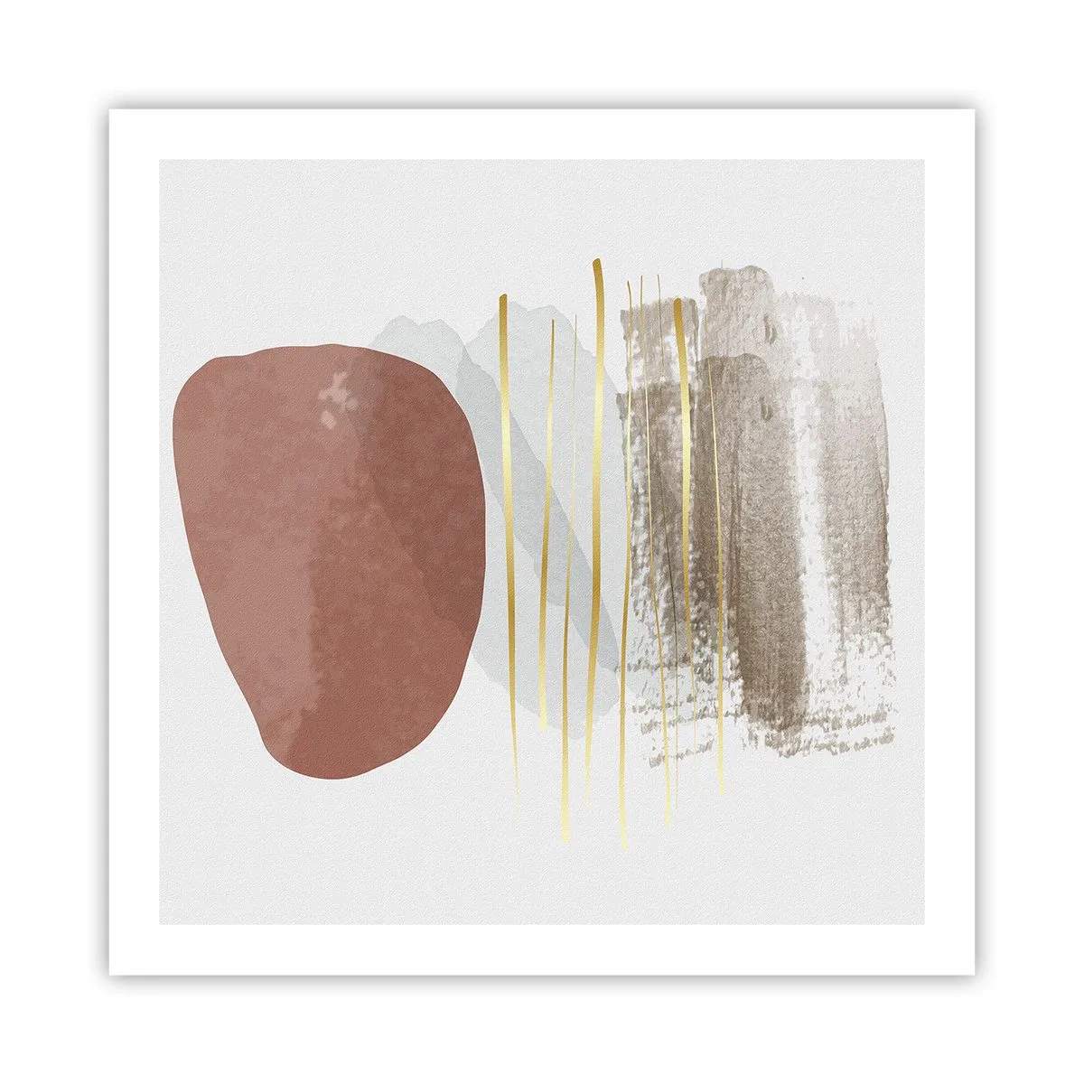 Affiche - Poster - Colonnade abstraite - 60x60 cm