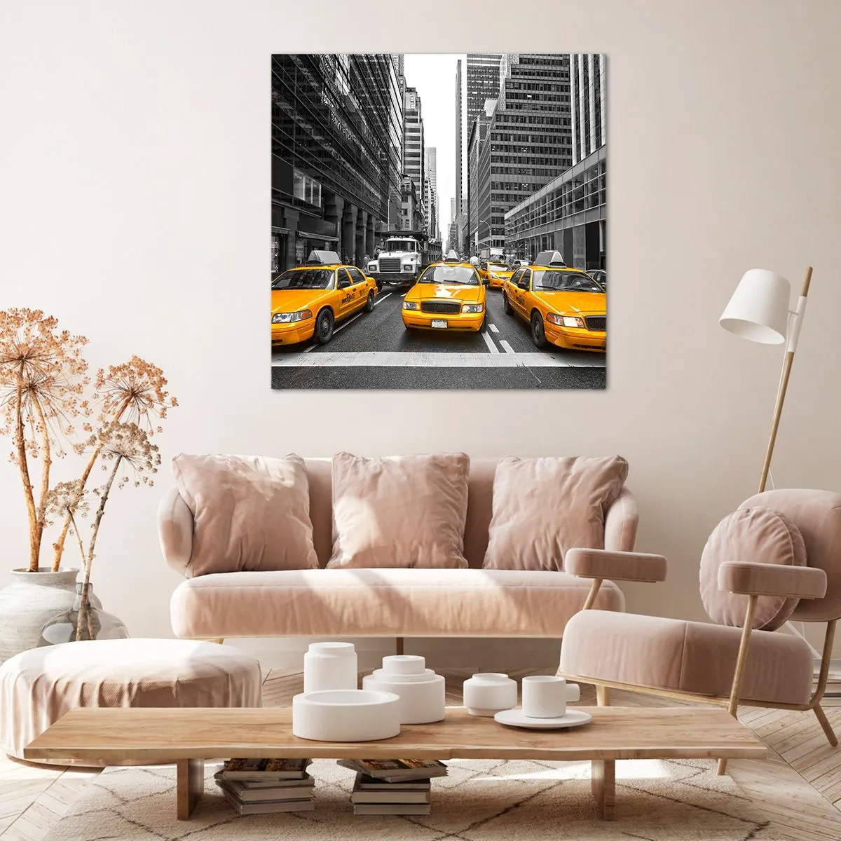 Impression sur toile - Image sur toile - C'est nous qui colorons la ville - 30x30 cm