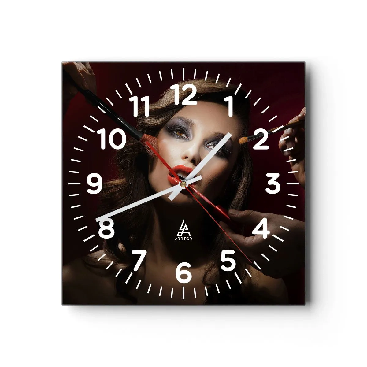 Horloge murale - Pendule murale - Belle rêveuse - 30x30 cm