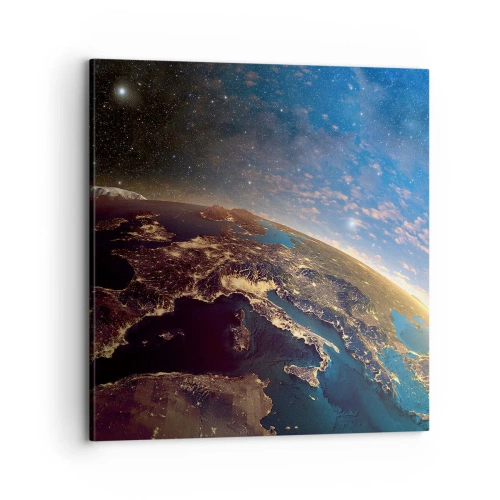 Impression sur toile - Image sur toile - Regardons-nous de loin - 70x70 cm