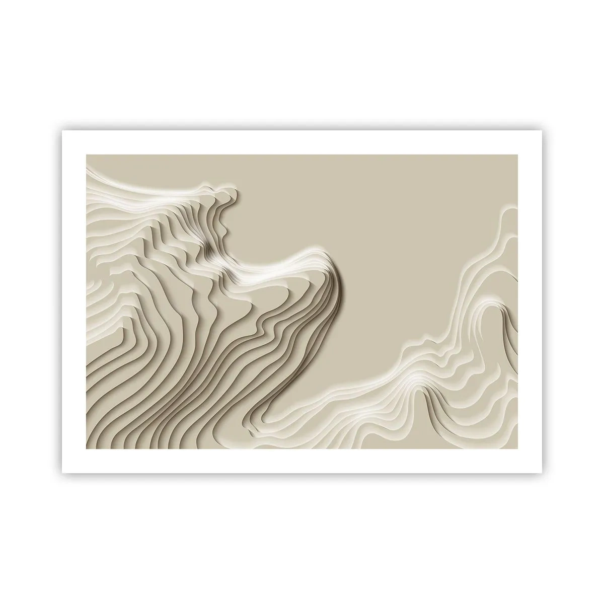 Affiche - Poster - Topographie artistique - 70x50 cm