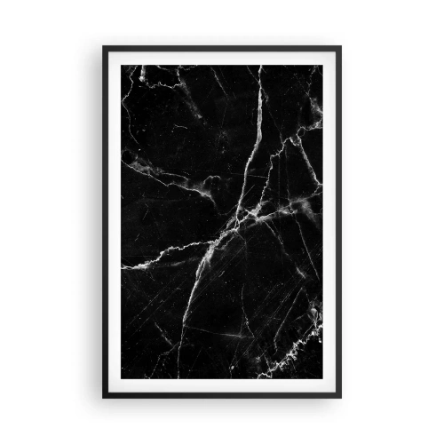 Affiche dans un cadre noir - Poster - La vie secrète de la pierre - 61x91 cm