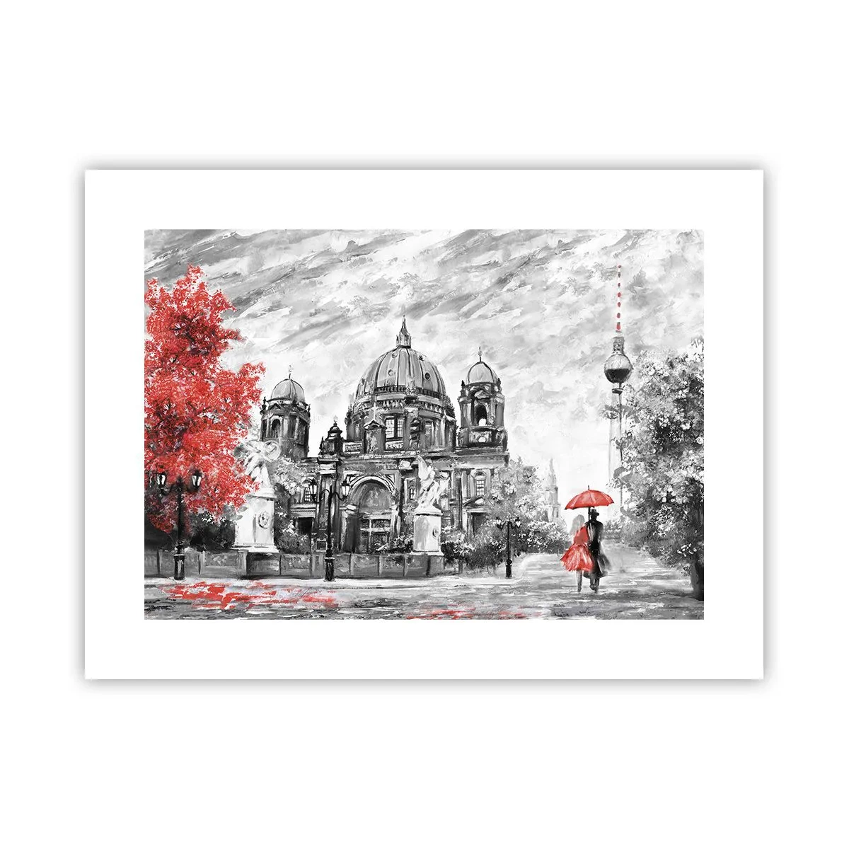 Affiche - Poster - Rencontre berlinoise - 40x30 cm