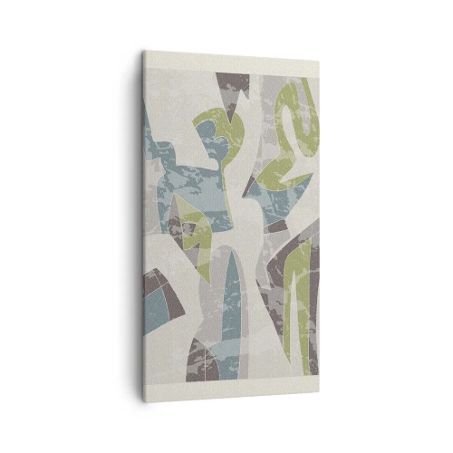 Impression sur toile - Image sur toile - Composition derrière la vitre - 45x80 cm