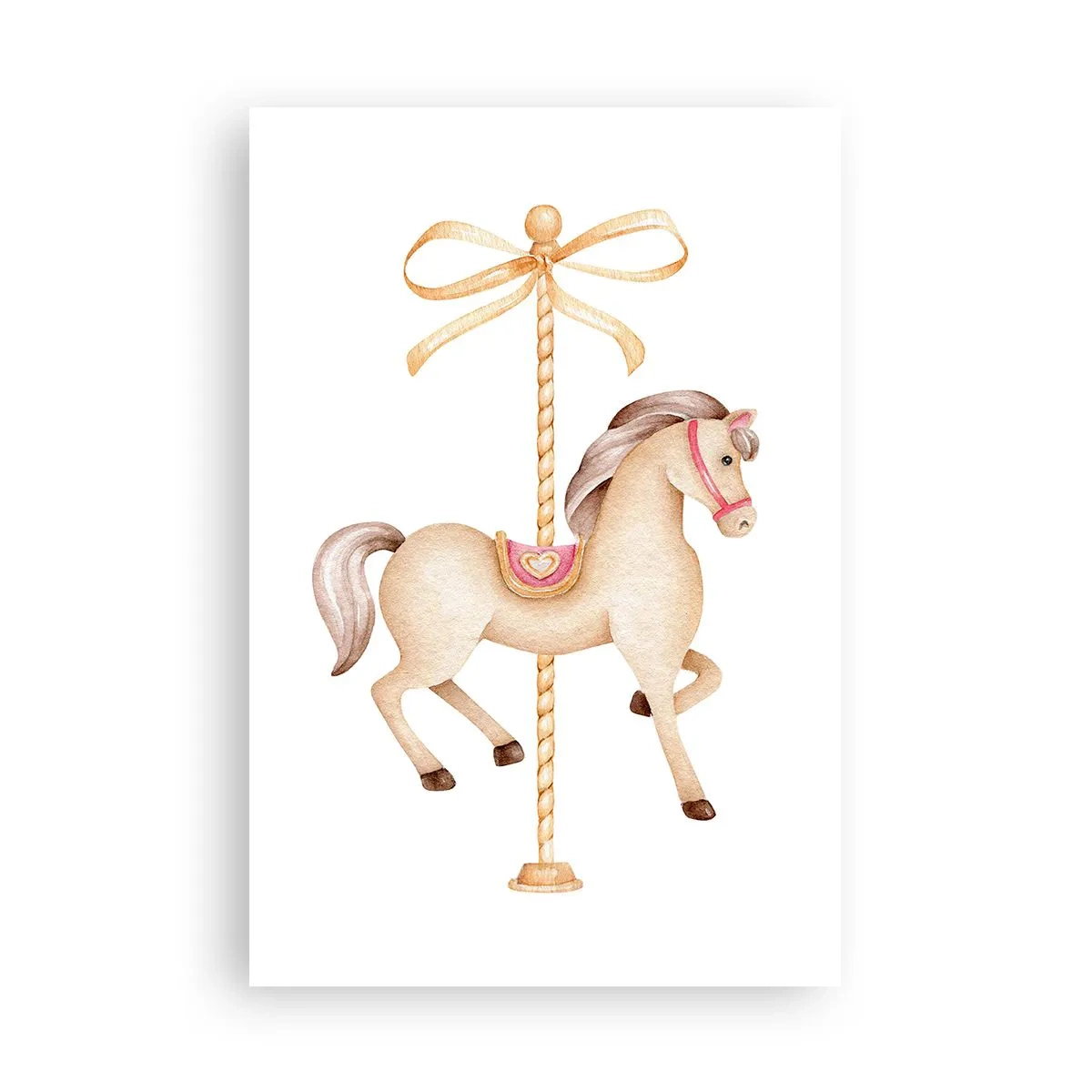 Affiche - Poster - Un trot gracieux - 61x91 cm