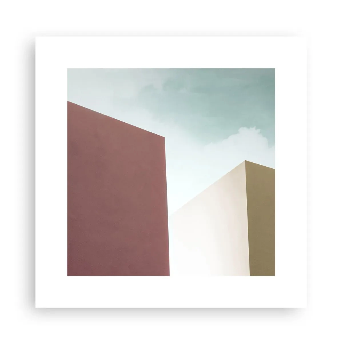 Affiche - Poster - La géométrie d'un été ensoleillé - 30x30 cm