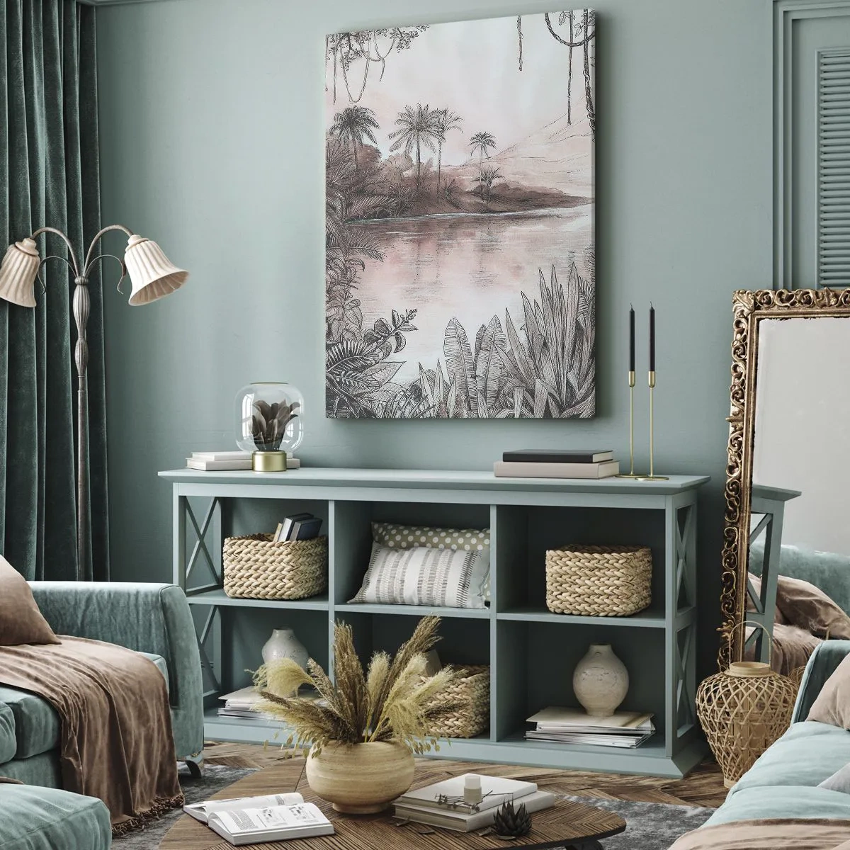 Impression sur toile - Image sur toile - Journal d'un explorateur du XIXe siècle - 70x100 cm