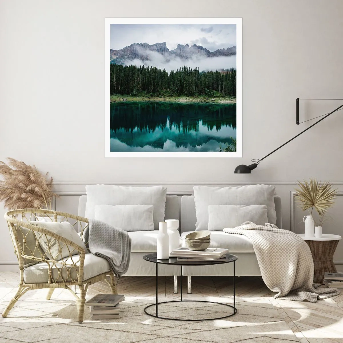 Affiche - Poster - Chut, chut, ne réveillons pas l'eau qui dort - 30x30 cm