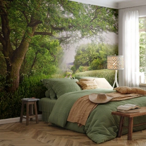 Papier peint sur mesure Premium Sand - Et in Arcadia ego - Paysage, Chemin de terre, Nature