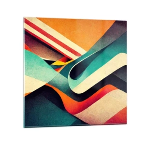 Impression sur verre - Image sur verre - Composition intense - 60x60 cm