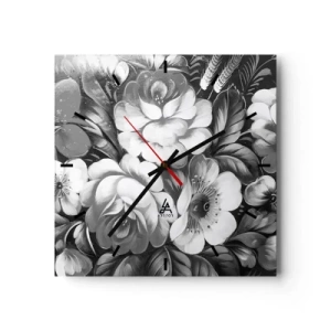 Horloge murale - Pendule murale - Belle même en gris - 40x40 cm