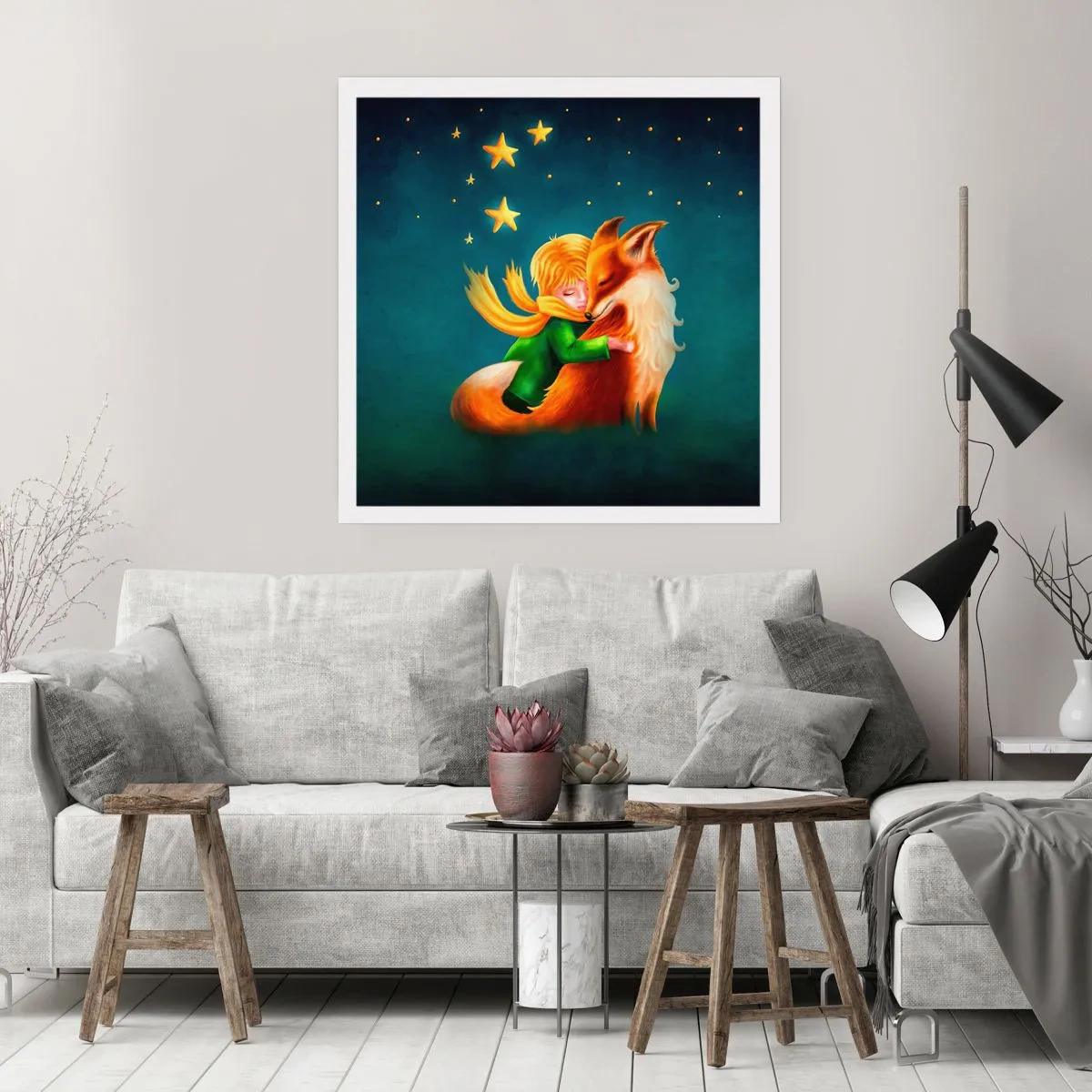 Affiche - Poster - Petit Prince - 40x40 cm